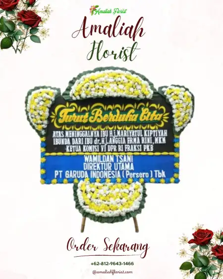 Papan Bunga Duka Radiant Center Ciputat